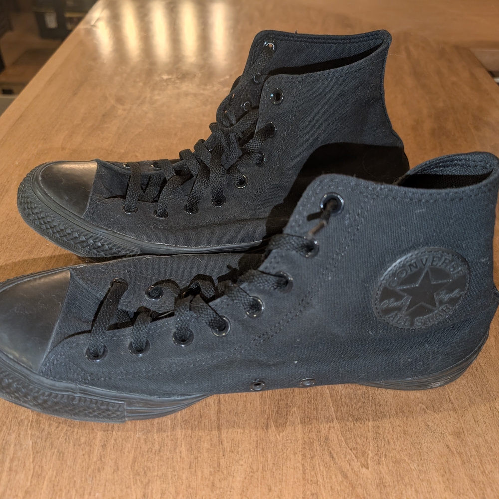 Converse Black High-Top Canvas Sneakers
